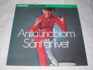 ANITA LINDBLOM SÅNT ÄR LIVET SWEDEN LP SONORA   