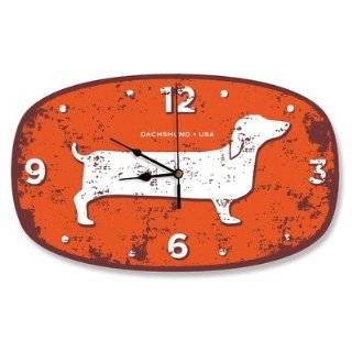 dachshund clock
