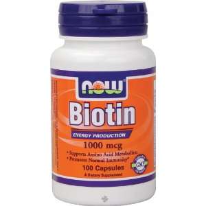  Biotin 100 Caps by Now Foods