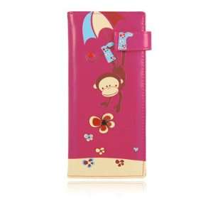  ESPE Glide Monkey Pink Long Clutch Wallet Coin Card 