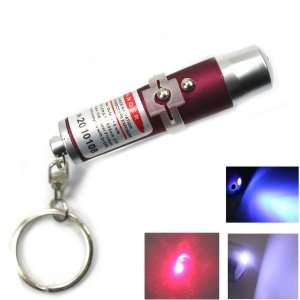   in 1 LED Torch Flashlight Light Laser Pointer Pen Red Electronics