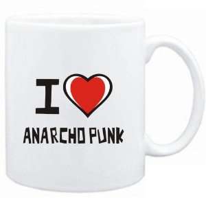  Mug White I love Anarcho Punk  Music