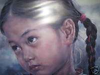 Wai Ming Little Fish Girl Signed 485/950  