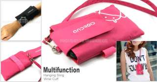 Rose ( Wrist Cuff Hanging Sling ) Case Pouch Bags For Motorola DROID 3 