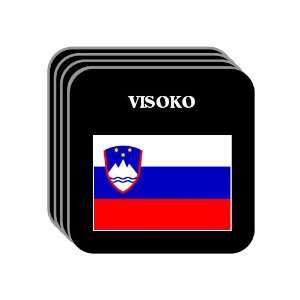  Slovenia   VISOKO Set of 4 Mini Mousepad Coasters 