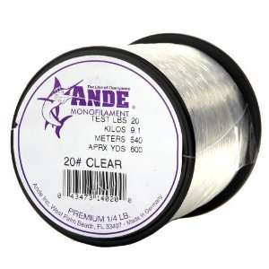   ANDE Premium 1/4 lb. Monofilament Fishing Line