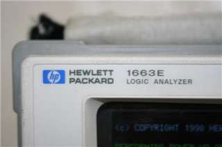Agilent HP 1663E Logic Analyzer 32 Channels  
