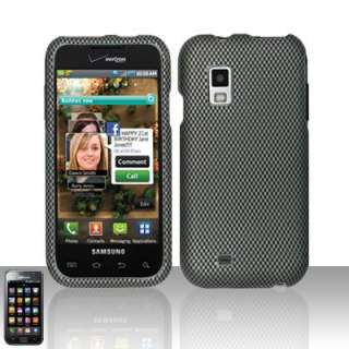 Carbon Case+Screen+Pouch Cover SAMSUNG FASCINATE VZW  