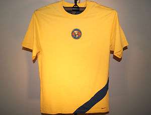 NIKE Club America Aguilas Embroidered Official T Shirt NWT Sizes L, XL 
