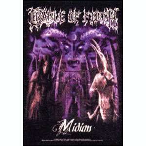  Cradle Of Filth   Midian Textile Poster