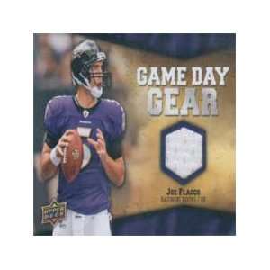  Joe Flacco 2009 Upper Deck Game Day Gear Authentic Game 