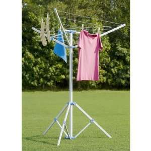  Aluminum Outdoor Drying Rack (Silver) (59.5H x 48.5W x 