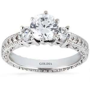  1.75 Ct. Antique Style Diamond Engagement Ring Jewelry