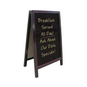 Update Asign 2034 A Style Sign 20 X 34 4 Markers Wood Frame Non 