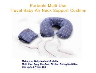 Portable Multi Use Baby Air Neck Support Cushion Travel Pillow_Steal 