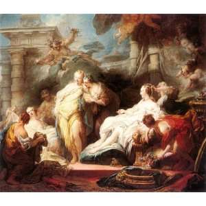  Sheet of 21 Gloss Stickers Fragonard Psyche showing her 