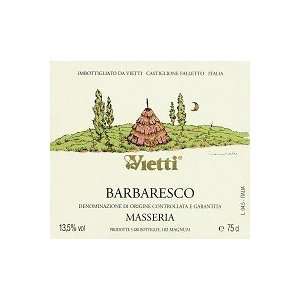  Vietti Barbaresco Masseria 2007 750ML Grocery & Gourmet 