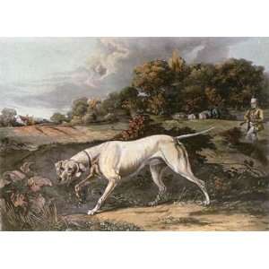 September Dog Etching Turner, Francis Calcraft Pyall, HR Field Sports 