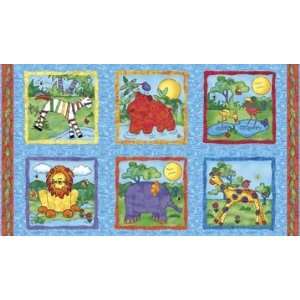  Jungle Buzz quilt fabric panel by Northcott, Panel with 