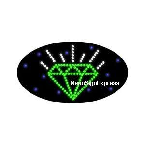  Animated Diamonds Logo LED Sign 