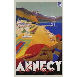  Annecy Sa Plage by Robert Fallucci 36 X 24 Poster