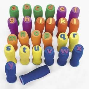  Easy To Grip Lowercase Abc Stamps   Art & Craft Supplies 