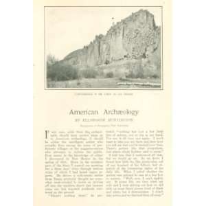   1912 American Archaeology Canon De Los Frijoles Puye 