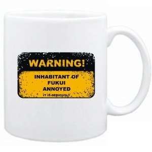   Warning  Inhabitant Of Fukui Annoyed  Japan Mug City