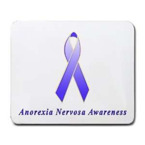  Anorexia Nervosa Disease Awareness Ribbon Mouse Pad 