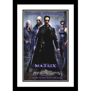  The Matrix 32x45 Framed and Double Matted Movie Poster 