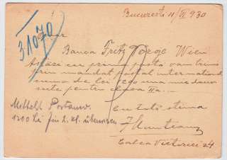 Hungary Budapest to Austria 1930 Uprated Postal Card  