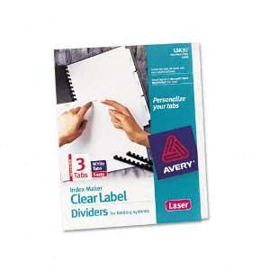  Avery Products   Avery   Index Maker Clear Label Unpunched 