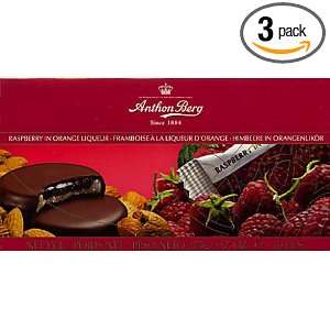 Anthon Berg Raspberry In Orange Liqueur Chocolate, 9.7000 Ounce (Pack 