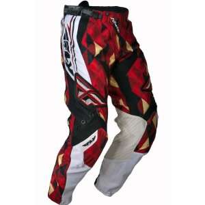    Fly Racing Youth Red Kinetic MX Pants   Size  26 Automotive