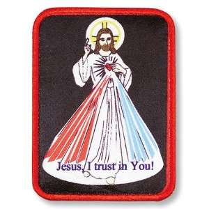   Jesus Divine Mercy Stole Vestment Catholic Sticker Applique 2 7/8