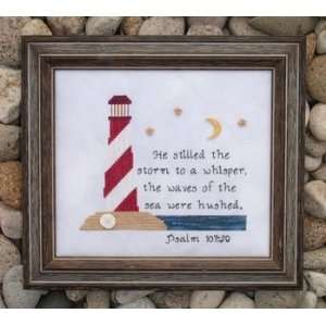  Lighthouse Psalm   Cross Stitch Pattern Arts, Crafts 