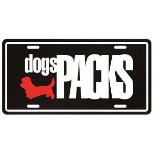  New  Dandie Dinmont Terrier Dogs Packs  License Plate 