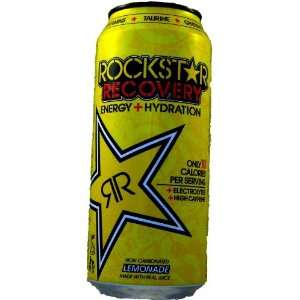  16 Pack   Rockstar Recovery Energy + Hydration   Lemonade 