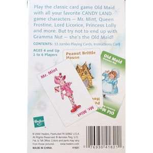    Hasbro Games CANDYLAND OLD MAID JUMBO CARD GAME Toys & Games