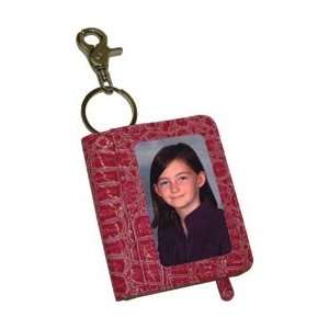   Photo Key Ring/Card Case 3.375X3.875X.375   Red Arts, Crafts & Sewing