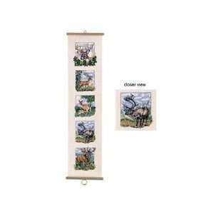  Permin Deer Wildlife Bell Pull Counted Cross Stitch Kit 