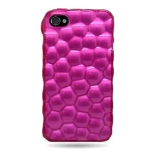 WIRELESS CENTRAL Brand Flexi Gel SKin TPU Glove PINK with BUBBLE 