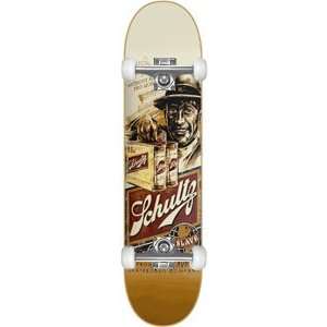  Slave Schultz Sixer Complete Skateboard   8.0 Gold W/Raw 
