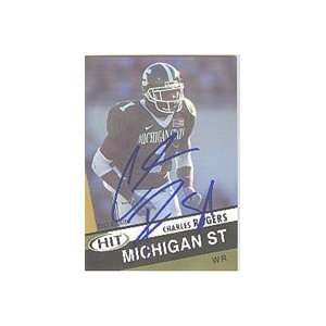 Charles Rogers, Michigan State Spartans   Detroit Lions, 2003 Sage Hit 