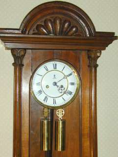 Gustav Becker 8 Day Viennese Regulator_Walnut Case  