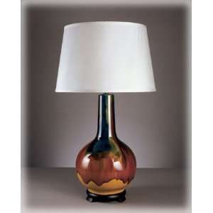  Dahlia Contemporary Multi Colored Table Lamps Set of Two 