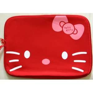  Koolshop Hello Kitty Big Face 14 Laptop Sleeve   RED 