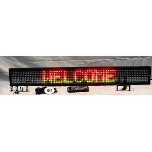  Semi outdoor Ultra Bright Tri color Led Scrolling Display 