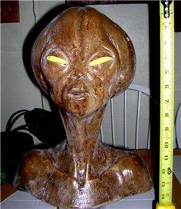 Alien King Bust Prop Area 51 life size alien body head,Roswell 