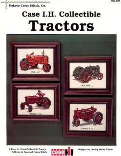 Case I.H. Collectible Tractors Cross Stitch Pattern  